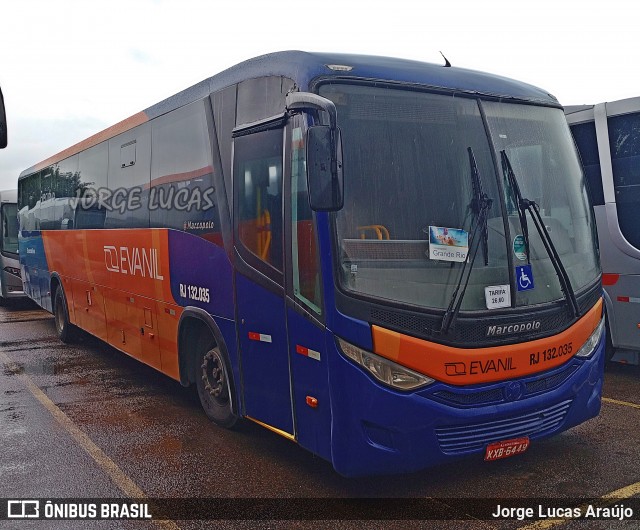 Evanil Transportes e Turismo RJ 132.035 na cidade de Rio de Janeiro, Rio de Janeiro, Brasil, por Jorge Lucas Araújo. Número da foto: #12216802.