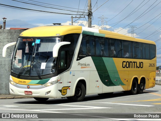 Empresa Gontijo de Transportes 21635 na cidade de São José dos Campos, São Paulo, Brasil, por Robson Prado. Número da foto: #12216555.