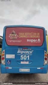 Biguaçu Transportes Coletivos Administração e Participação 501 na cidade de Florianópolis, Santa Catarina, Brasil, por Busologia Gabrielística. Número da foto: #12217886.
