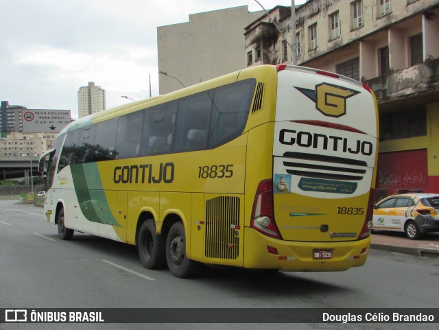Empresa Gontijo de Transportes 18835 na cidade de Belo Horizonte, Minas Gerais, Brasil, por Douglas Célio Brandao. Número da foto: #12264151.