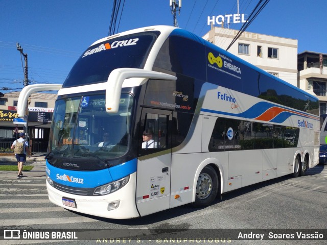 VUSC - Viação União Santa Cruz 4240 na cidade de Balneário Camboriú, Santa Catarina, Brasil, por Andrey  Soares Vassão. Número da foto: #12262023.