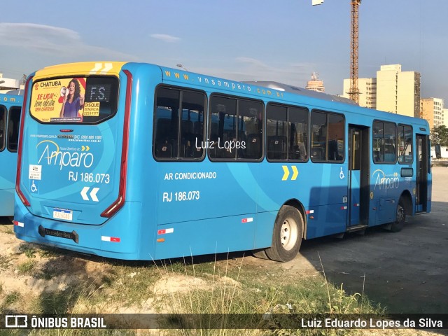 Viação Nossa Senhora do Amparo RJ 186.073 na cidade de Niterói, Rio de Janeiro, Brasil, por Luiz Eduardo Lopes da Silva. Número da foto: #12261955.