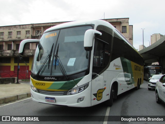 Empresa Gontijo de Transportes 19590 na cidade de Belo Horizonte, Minas Gerais, Brasil, por Douglas Célio Brandao. Número da foto: #12263809.