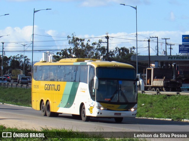 Empresa Gontijo de Transportes 17035 na cidade de Caruaru, Pernambuco, Brasil, por Lenilson da Silva Pessoa. Número da foto: #12263894.