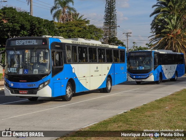 VB Transportes e Turismo 1401 na cidade de Campinas, São Paulo, Brasil, por Henrique Alves de Paula Silva. Número da foto: #12263878.