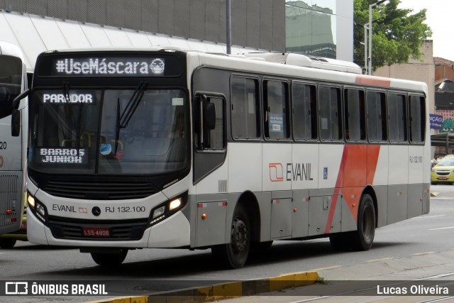 Evanil Transportes e Turismo RJ 132.100 na cidade de Rio de Janeiro, Rio de Janeiro, Brasil, por Lucas Oliveira. Número da foto: #12262613.