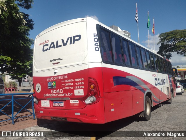 Viação Calvip 5040 na cidade de Sorocaba, São Paulo, Brasil, por Alexandre  Magnus. Número da foto: #12262892.
