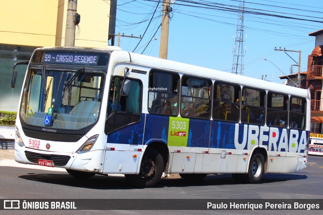 Empresa de Transportes Lider 5303 na cidade de Uberaba, Minas Gerais, Brasil, por Paulo Henrique Pereira Borges. Número da foto: #12266433.