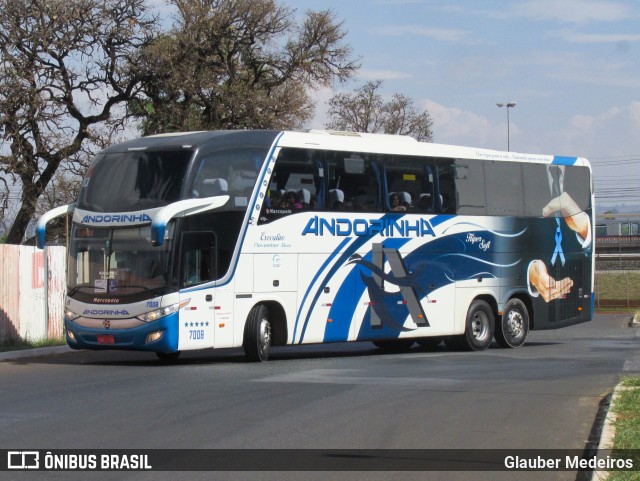 Empresa de Transportes Andorinha 7008 na cidade de Brasília, Distrito Federal, Brasil, por Glauber Medeiros. Número da foto: #12266829.