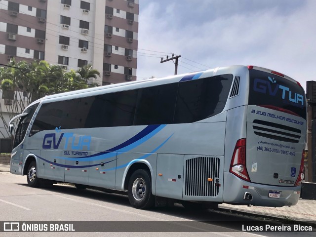 GVTur Turismo e Transportes 4157 na cidade de Laguna, Santa Catarina, Brasil, por Lucas Pereira Bicca. Número da foto: #12264471.