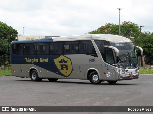 Viação Real 10610 na cidade de Paranavaí, Paraná, Brasil, por Robson Alves. Número da foto: #12264922.