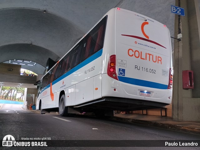 Colitur Transportes Rodoviários RJ 116.052 na cidade de Volta Redonda, Rio de Janeiro, Brasil, por Paulo Leandro. Número da foto: #12264630.