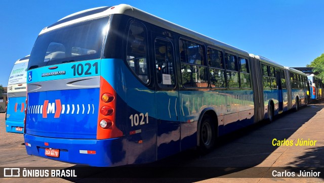 Metrobus 1021 na cidade de Goiânia, Goiás, Brasil, por Carlos Júnior. Número da foto: #12266469.