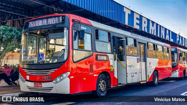 Expresso CampiBus 2340 na cidade de Campinas, São Paulo, Brasil, por Vinicius Matos. Número da foto: #12265588.