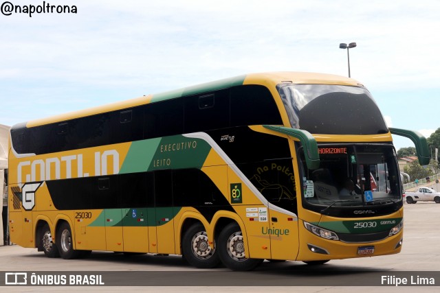 Empresa Gontijo de Transportes 25030 na cidade de Goiânia, Goiás, Brasil, por Filipe Lima. Número da foto: #12266610.