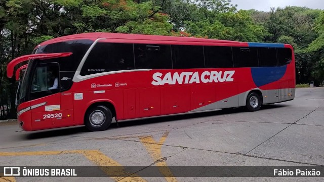 Viação Santa Cruz 29520 na cidade de São Paulo, São Paulo, Brasil, por Fábio Paixão. Número da foto: #12265844.