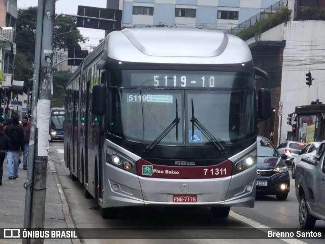Viação Campo Belo 7 1311 na cidade de São Paulo, São Paulo, Brasil, por Brenno Santos. Número da foto: #12265526.