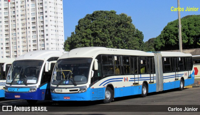 Metrobus 1118 na cidade de Goiânia, Goiás, Brasil, por Carlos Júnior. Número da foto: #12266367.