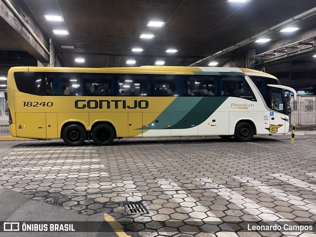 Empresa Gontijo de Transportes 18240 na cidade de Belo Horizonte, Minas Gerais, Brasil, por Leonardo Campos. Número da foto: #12265601.