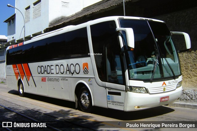 Viação Cidade do Aço RJ 174.051 na cidade de Rio de Janeiro, Rio de Janeiro, Brasil, por Paulo Henrique Pereira Borges. Número da foto: #12266419.