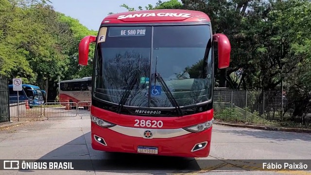 Viação Santa Cruz 28620 na cidade de São Paulo, São Paulo, Brasil, por Fábio Paixão. Número da foto: #12265754.