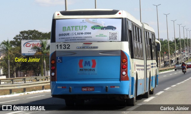 Metrobus 1132 na cidade de Goiânia, Goiás, Brasil, por Carlos Júnior. Número da foto: #12266328.