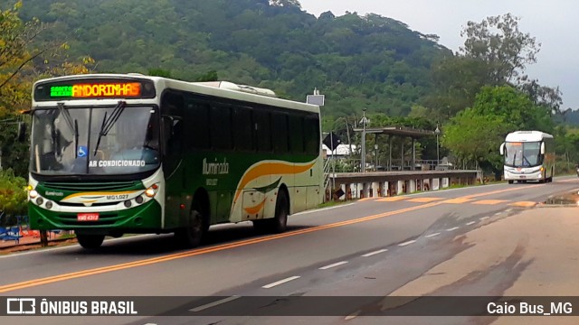 Transporte e Turismo Iluminada MG 1.027 na cidade de Magé, Rio de Janeiro, Brasil, por Caio Bus_MG. Número da foto: #12264917.