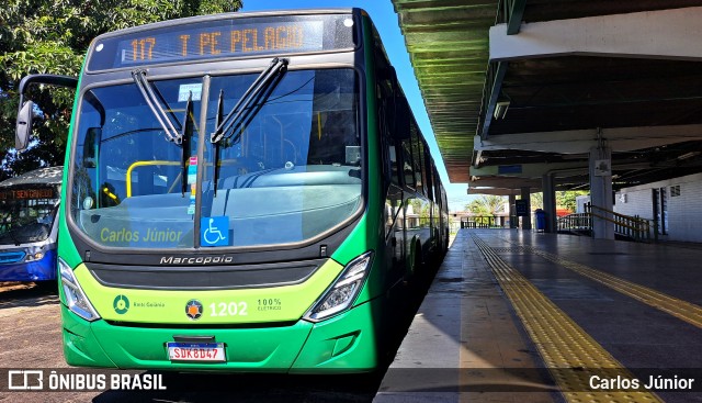 Metrobus 1202 na cidade de Goiânia, Goiás, Brasil, por Carlos Júnior. Número da foto: #12267135.