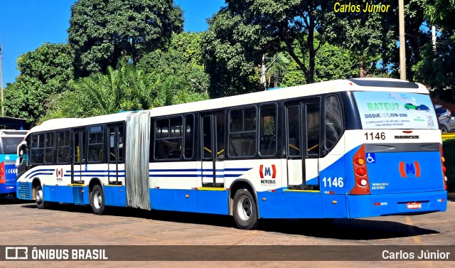 Metrobus 1146 na cidade de Goiânia, Goiás, Brasil, por Carlos Júnior. Número da foto: #12266378.
