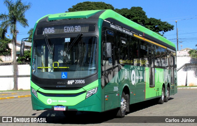HP Transportes Coletivos 20806 na cidade de Goiânia, Goiás, Brasil, por Carlos Júnior. Número da foto: #12267457.