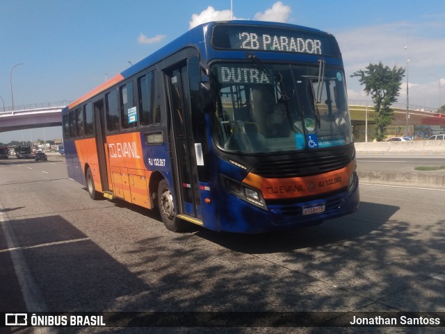 Evanil Transportes e Turismo RJ 132.087 na cidade de Rio de Janeiro, Rio de Janeiro, Brasil, por Jonathan Santoss. Número da foto: #12269232.