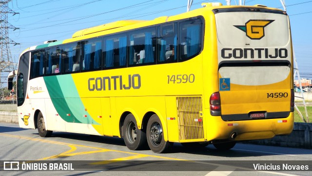 Empresa Gontijo de Transportes 14590 na cidade de São José dos Campos, São Paulo, Brasil, por Vinicius Novaes. Número da foto: #12268814.