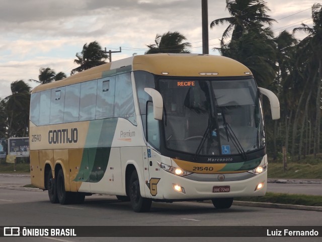 Empresa Gontijo de Transportes 21540 na cidade de Maceió, Alagoas, Brasil, por Luiz Fernando. Número da foto: #12268464.