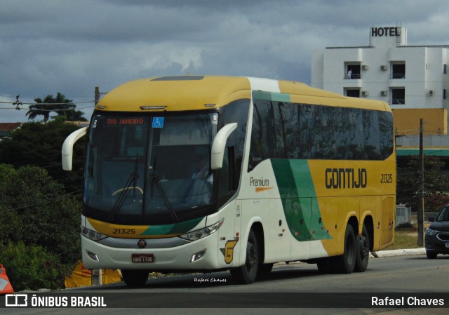 Empresa Gontijo de Transportes 21325 na cidade de Eunápolis, Bahia, Brasil, por Rafael Chaves. Número da foto: #12267518.