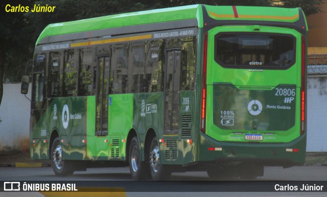 HP Transportes Coletivos 20806 na cidade de Goiânia, Goiás, Brasil, por Carlos Júnior. Número da foto: #12267455.