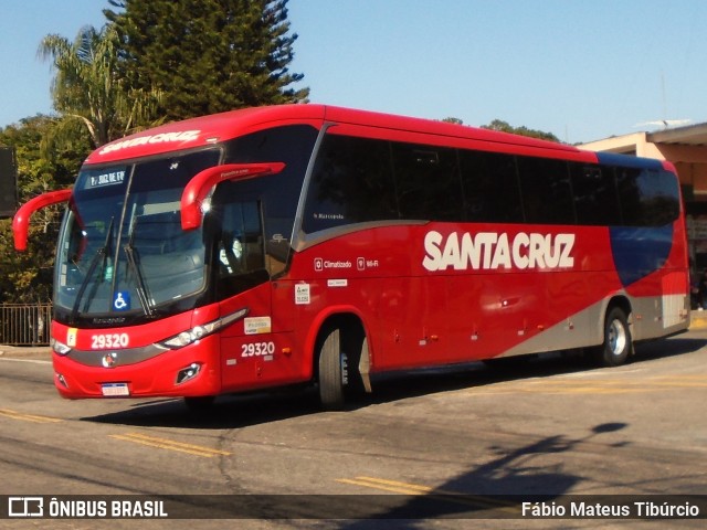 Viação Santa Cruz 29320 na cidade de Três Corações, Minas Gerais, Brasil, por Fábio Mateus Tibúrcio. Número da foto: #12267950.