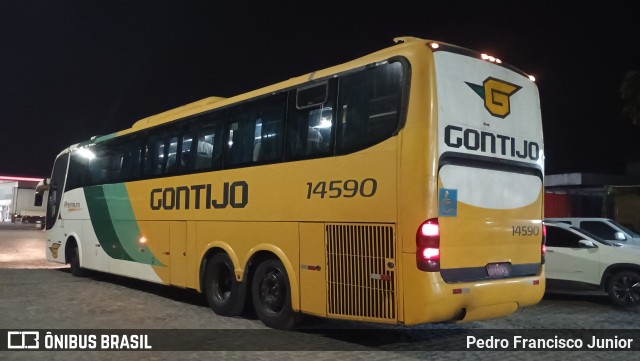 Empresa Gontijo de Transportes 14590 na cidade de Escada, Pernambuco, Brasil, por Pedro Francisco Junior. Número da foto: #12270009.