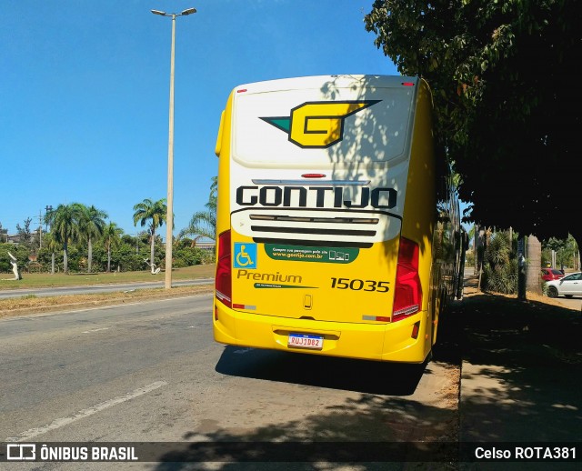 Empresa Gontijo de Transportes 15035 na cidade de Ipatinga, Minas Gerais, Brasil, por Celso ROTA381. Número da foto: #12268598.