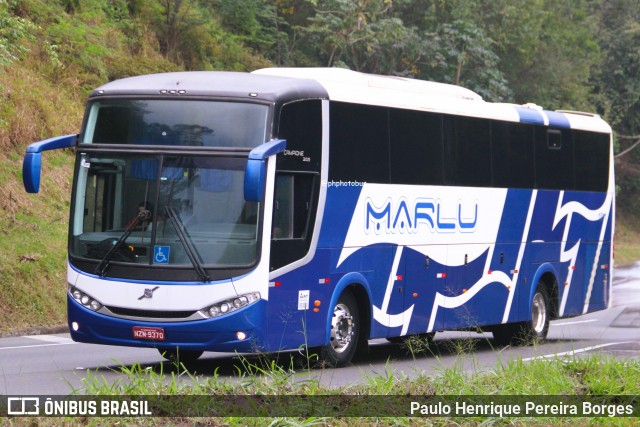 Marlu Turismo 1011 na cidade de Piraí, Rio de Janeiro, Brasil, por Paulo Henrique Pereira Borges. Número da foto: #12269100.