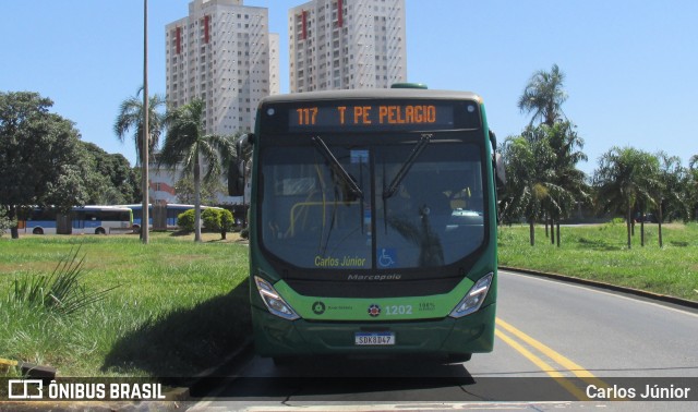 Metrobus 1202 na cidade de Goiânia, Goiás, Brasil, por Carlos Júnior. Número da foto: #12267149.