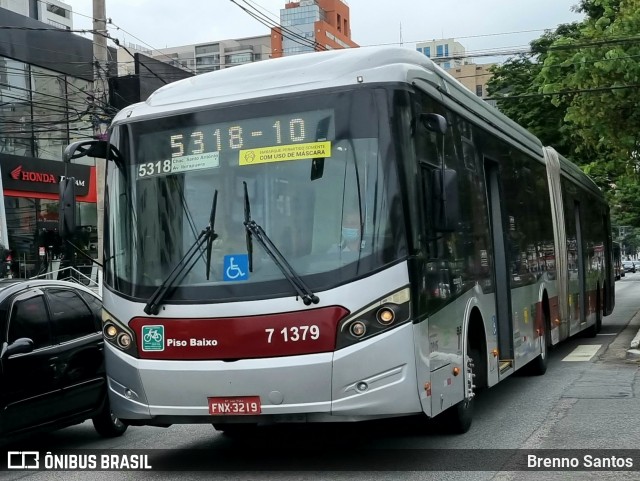Viação Campo Belo 7 1379 na cidade de São Paulo, São Paulo, Brasil, por Brenno Santos. Número da foto: #12267773.