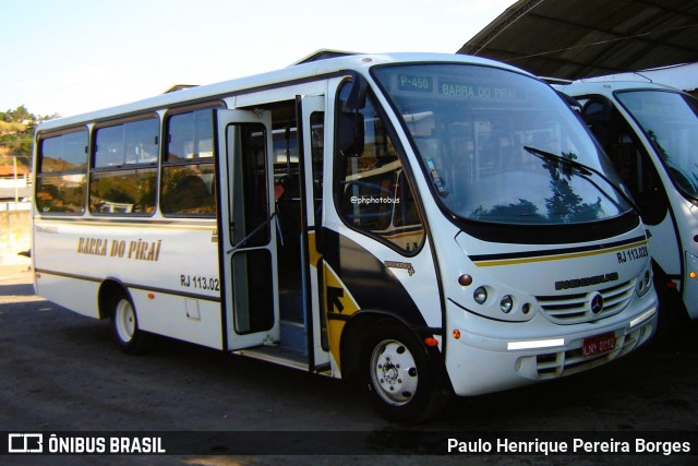 Viação Barra do Piraí Turismo RJ 113.028 na cidade de Barra do Piraí, Rio de Janeiro, Brasil, por Paulo Henrique Pereira Borges. Número da foto: #12269054.