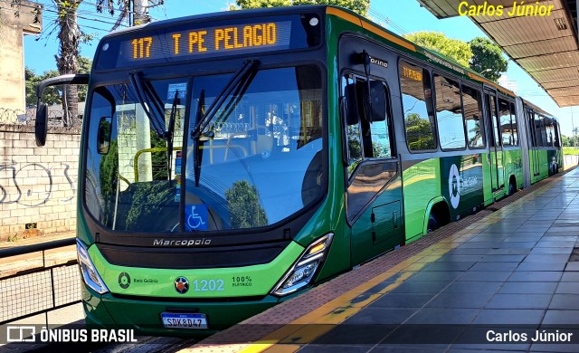 Metrobus 1202 na cidade de Goiânia, Goiás, Brasil, por Carlos Júnior. Número da foto: #12267154.