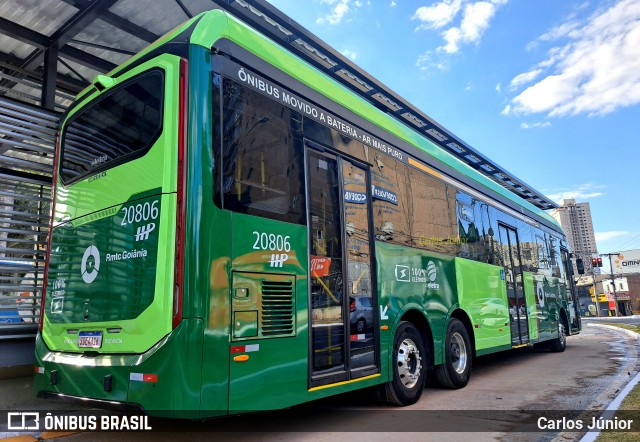 HP Transportes Coletivos 20806 na cidade de Goiânia, Goiás, Brasil, por Carlos Júnior. Número da foto: #12267451.