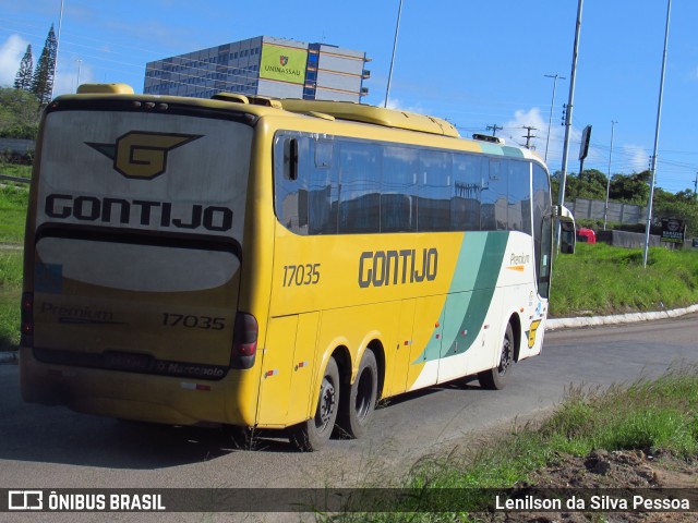 Empresa Gontijo de Transportes 17035 na cidade de Caruaru, Pernambuco, Brasil, por Lenilson da Silva Pessoa. Número da foto: #12271470.