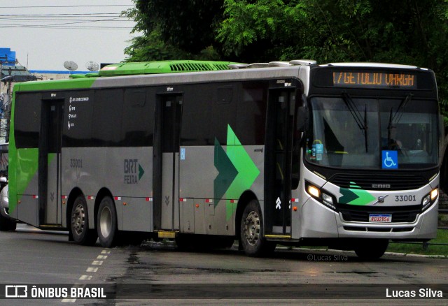 Auto Ônibus São João 33001 na cidade de Feira de Santana, Bahia, Brasil, por Lucas Silva. Número da foto: #12272674.