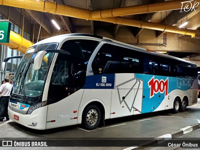 Auto Viação 1001 RJ 108.1090 na cidade de São Paulo, São Paulo, Brasil, por César Ônibus. Número da foto: #12272077.