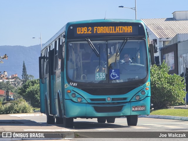 Transporte Coletivo Estrela 1201 na cidade de São José, Santa Catarina, Brasil, por Joe Walczak. Número da foto: #12271270.