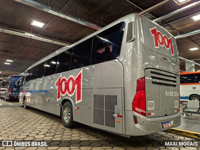 Auto Viação 1001 RJ 108.1236 na cidade de Belo Horizonte, Minas Gerais, Brasil, por MAXI MORAIS. Número da foto: #12271992.
