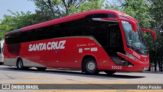 Viação Santa Cruz 32023 na cidade de São Paulo, São Paulo, Brasil, por Fábio Paixão. Número da foto: #12270845.